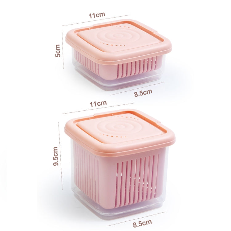 3 PCS Can Be Separated and Drained Fresh Keeping Box
