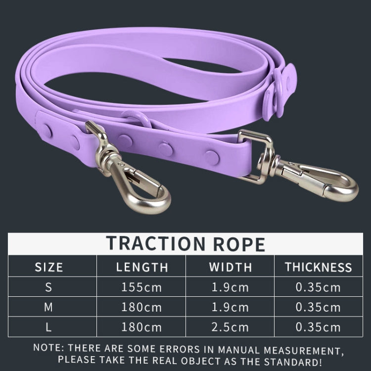 Pet PVC Leash Macaron Color Soft Dog Leash