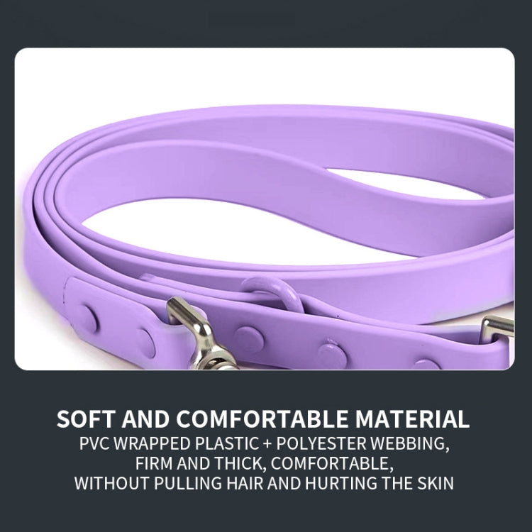 Pet PVC Leash Macaron Color Soft Dog Leash