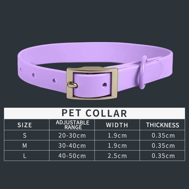PVC Pet Loop Horsarine Dog Collar, Size: