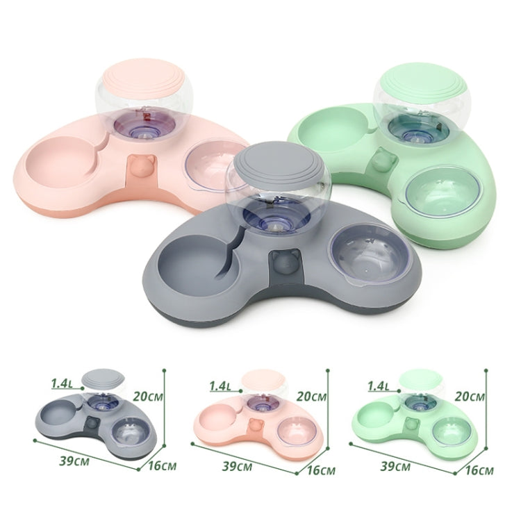 Automatic Drinking Water Feed Double Bowl Anti-overturning Dog Basin