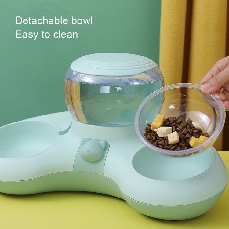 Automatic Drinking Water Feed Double Bowl Anti-overturning Dog Basin