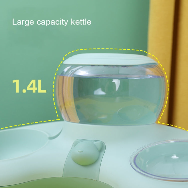 Automatic Drinking Water Feed Double Bowl Anti-overturning Dog Basin