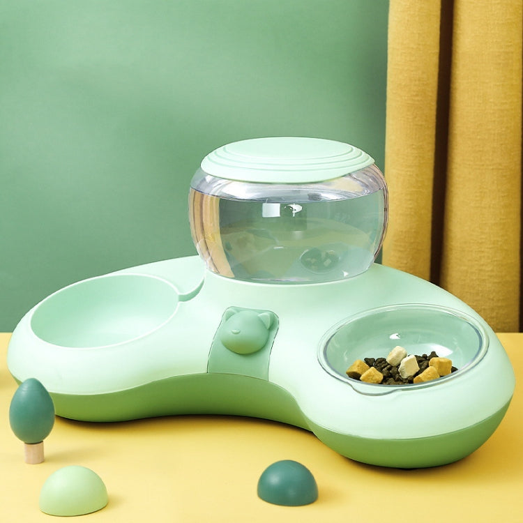 Automatic Drinking Water Feed Double Bowl Anti-overturning Dog Basin