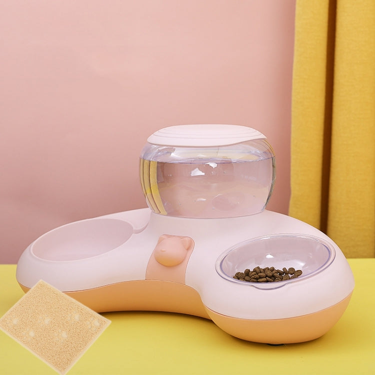 Automatic Drinking Water Feed Double Bowl Anti-overturning Dog Basin