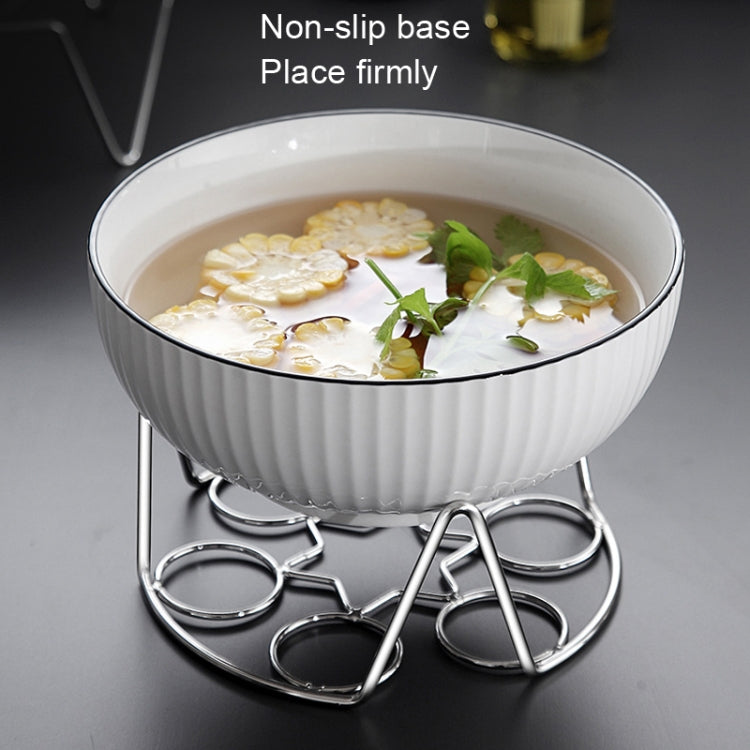 2 PCS Kitchen Stainless Steel Steamed Egg Rack, Style: