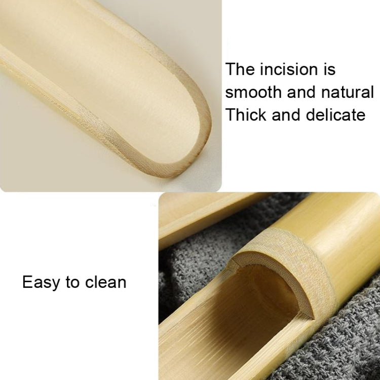 Shrimp Slip Spoon Bamboo Tube Hot Pot Restaurant Plate, Size: