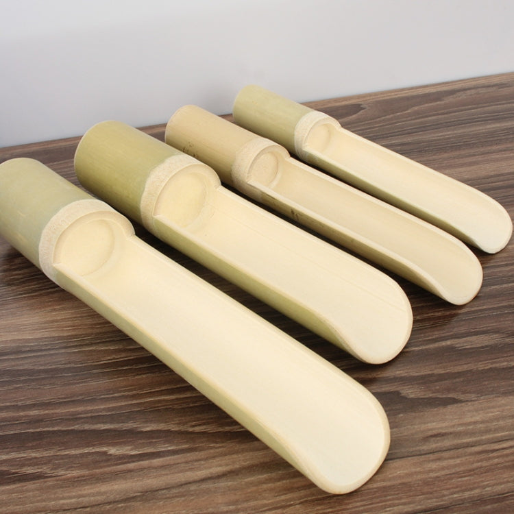 Shrimp Slip Spoon Bamboo Tube Hot Pot Restaurant Plate, Size: