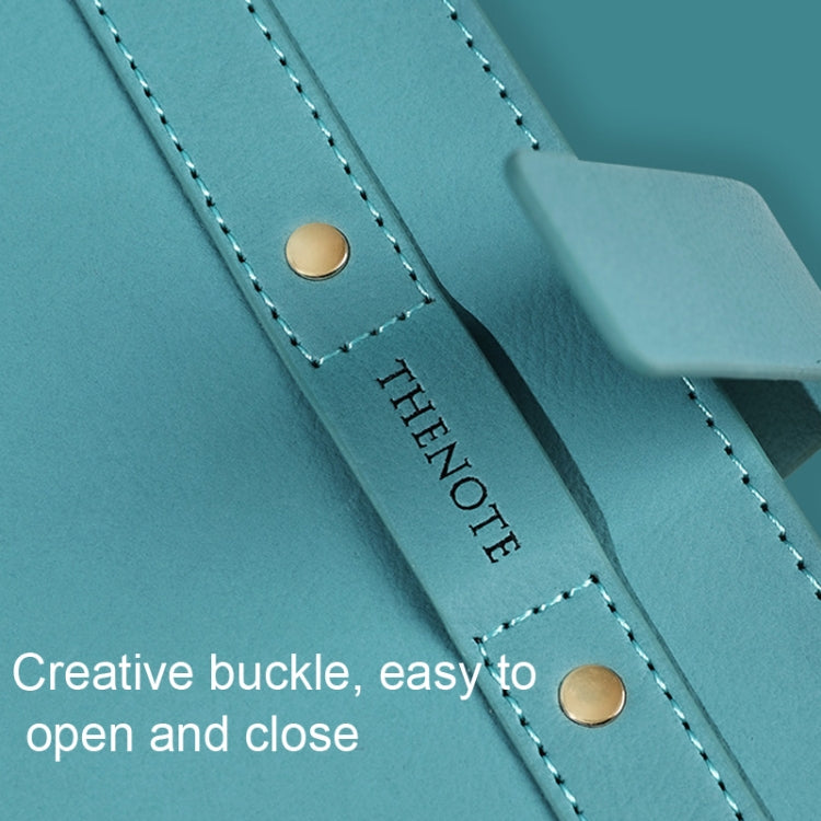 PU Leather Matte Cover Embossed Insert Buckle Notebook