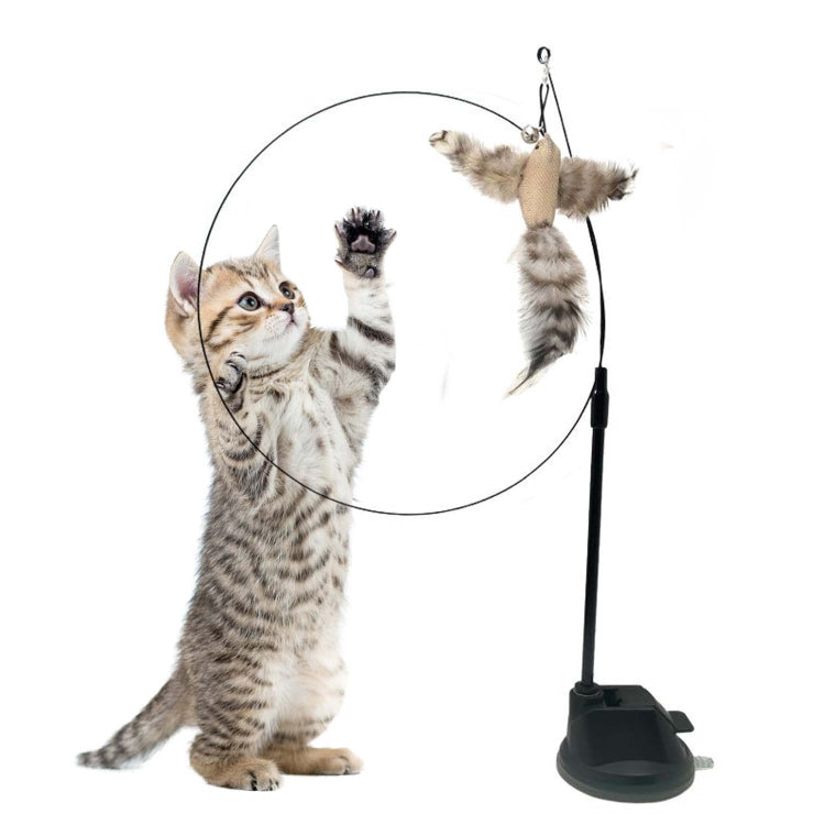 Epoxy Sucker Long Rod Funny Cat Stick Cat Toy