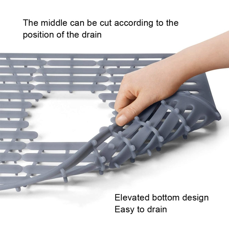 Multi-Functional Silicone Sink Pad Non-Slip Thermal Insulation Drain Pad, Color: