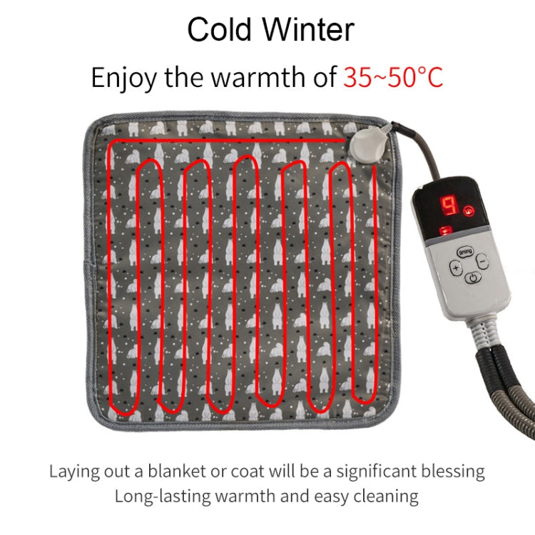 CW45 45x45cm Multi-level Temperature Regulating Timing Pet Heating Pad, Spec: