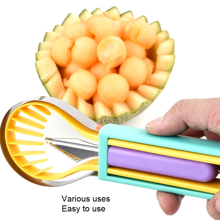 2 PCS 3 In 1 Fruit Digger Fruit Platter Carving Knife