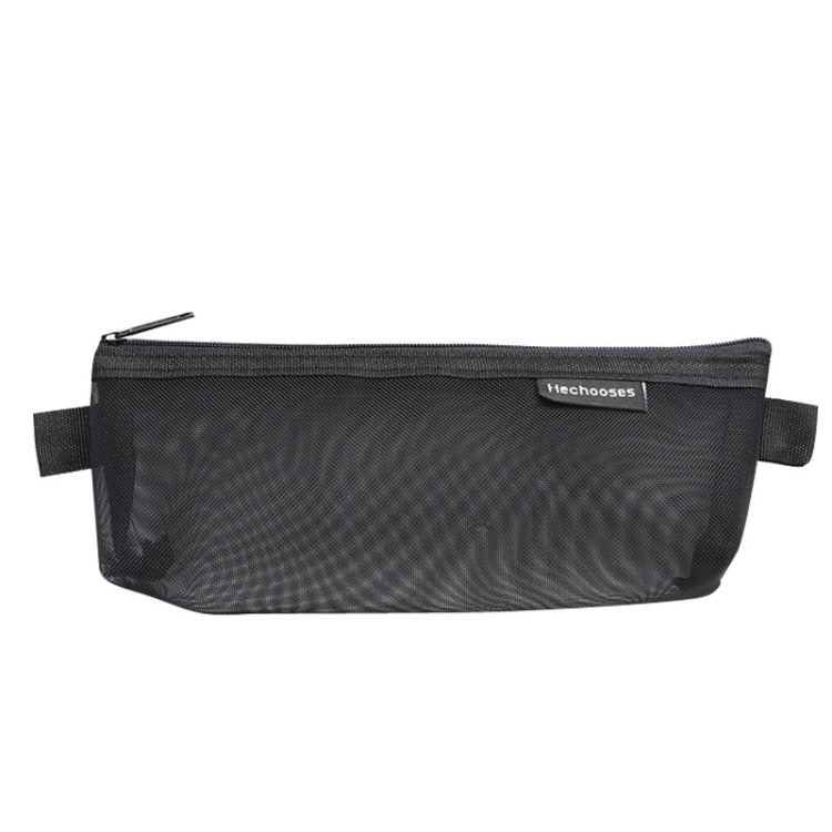 Hechooses D033 Transparent Mesh Exam Portable Pen Bag, Style: