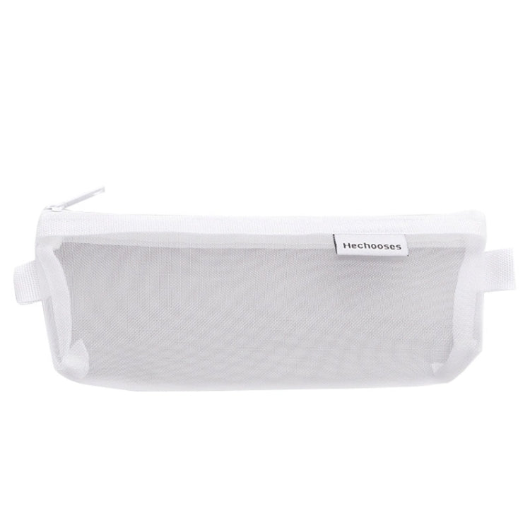 Hechooses D033 Transparent Mesh Exam Portable Pen Bag, Style: