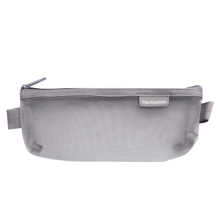 Hechooses D033 Transparent Mesh Exam Portable Pen Bag, Style: