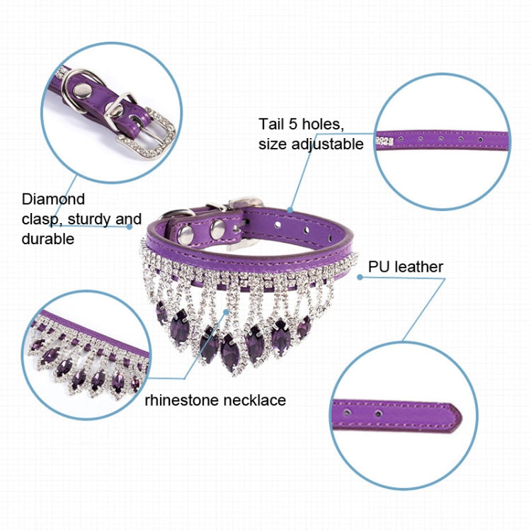 Gem Rhinestone Pet Collar Puppy Cat Pet Collar
