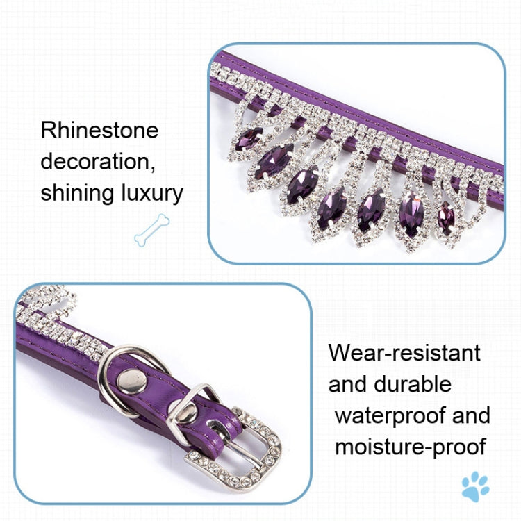 Gem Rhinestone Pet Collar Puppy Cat Pet Collar