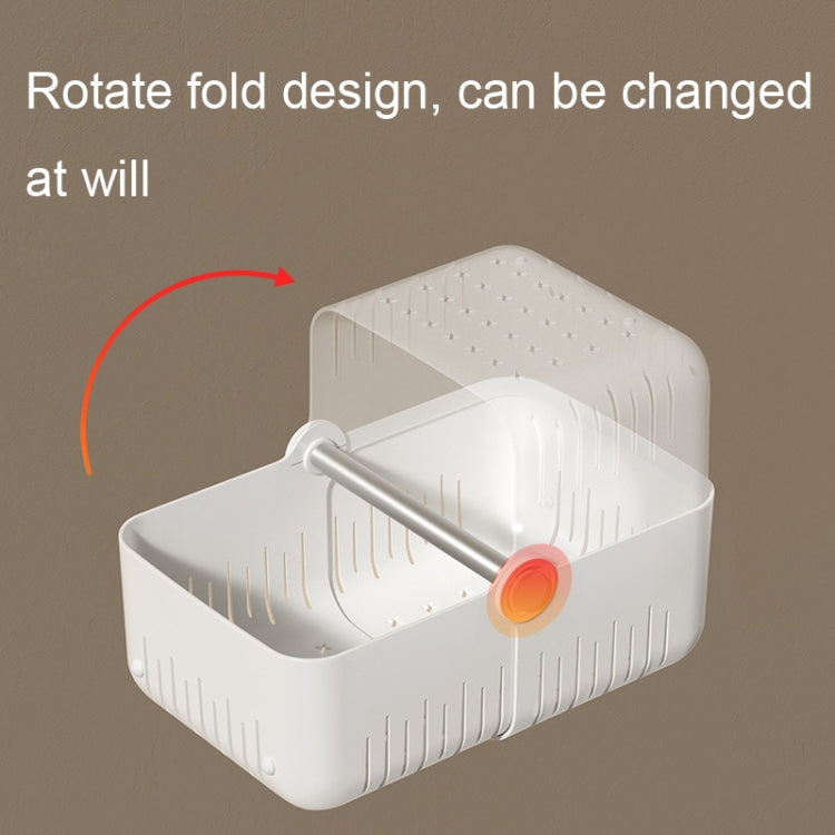Bathroom Folding Sundries Storage Basket Kitchen Drain Storage Basket
