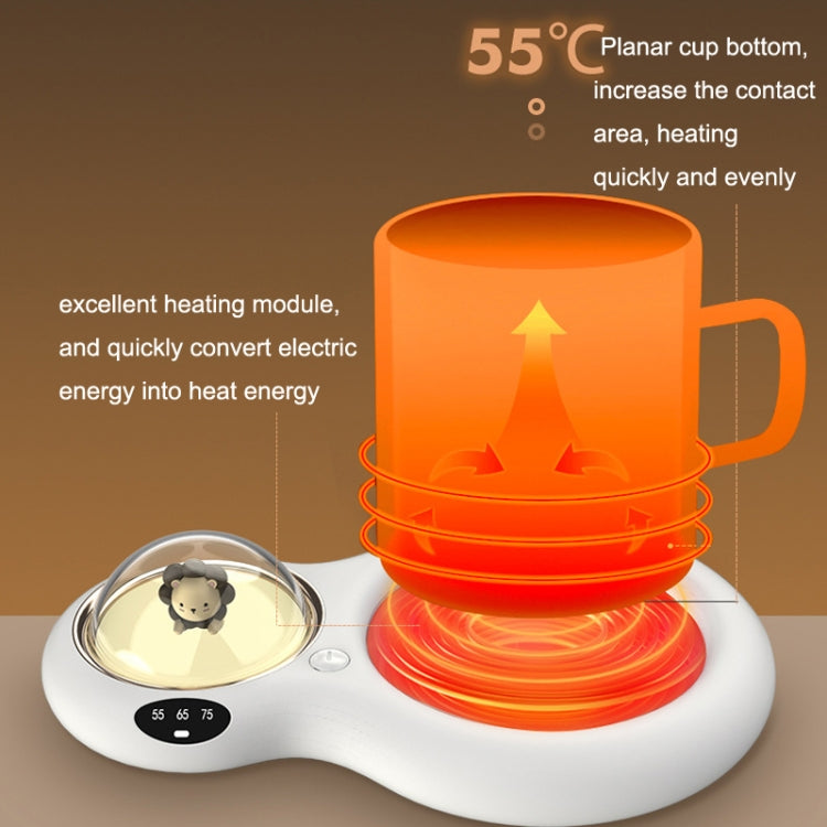 Fresh Warm Cup Pad Water Cup Drink Insulated And Constant Temperature Coaster, US Plug