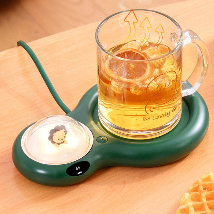 Fresh Warm Cup Pad Water Cup Drink Insulated And Constant Temperature Coaster, US Plug
