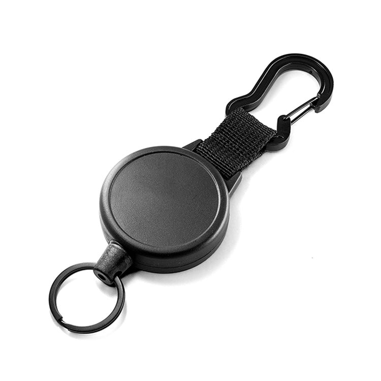 Gourd-Shaped Retractable Keyring with High Elastic Steel Wire - Durable and Stylish
