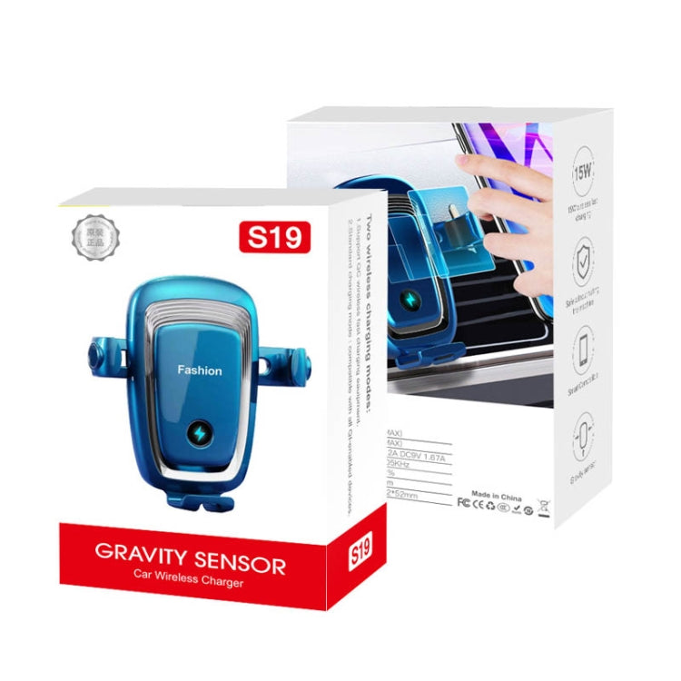 15W Gravity Wireless Car Phone Charger Stand