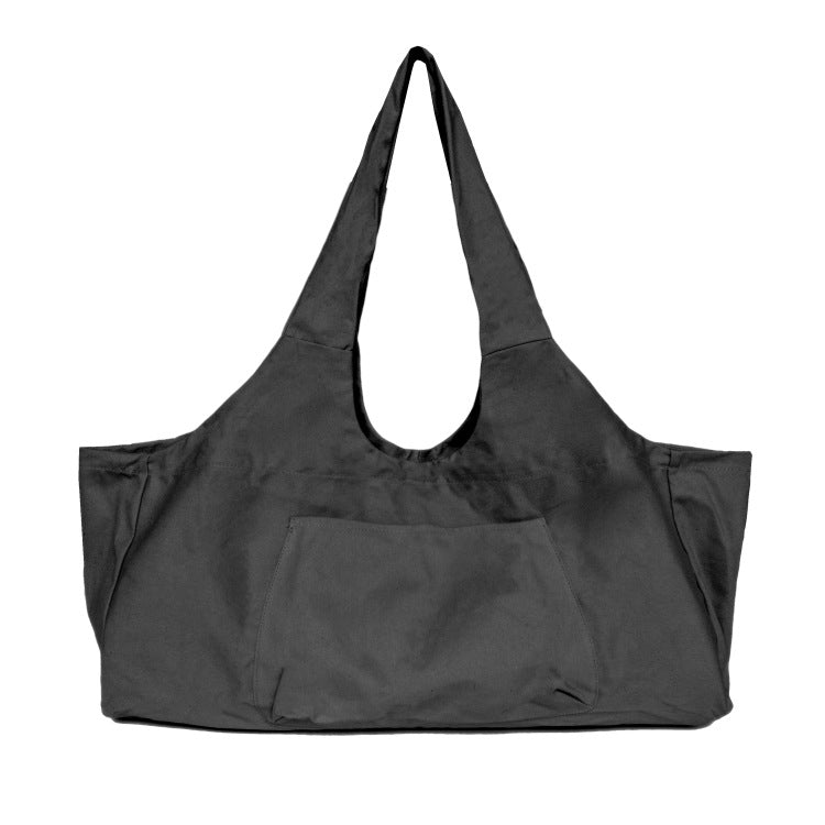 Canvas Breathable Yoga Bag Duffel Bag Fitness Clothing Travel Bag