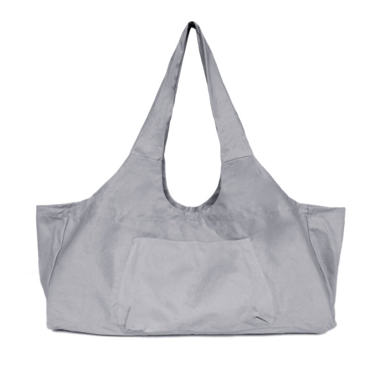 Canvas Breathable Yoga Bag Duffel Bag Fitness Clothing Travel Bag