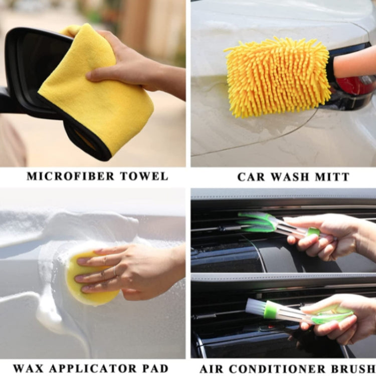 Car Wash Brush Tire Brush Glass Wiper Brush Drill Brush Cleaning Brush Set