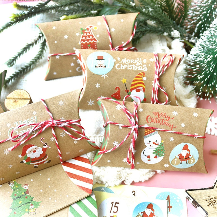 1set 24 PCS/Set Christmas Candy Wrapping Box Cartons