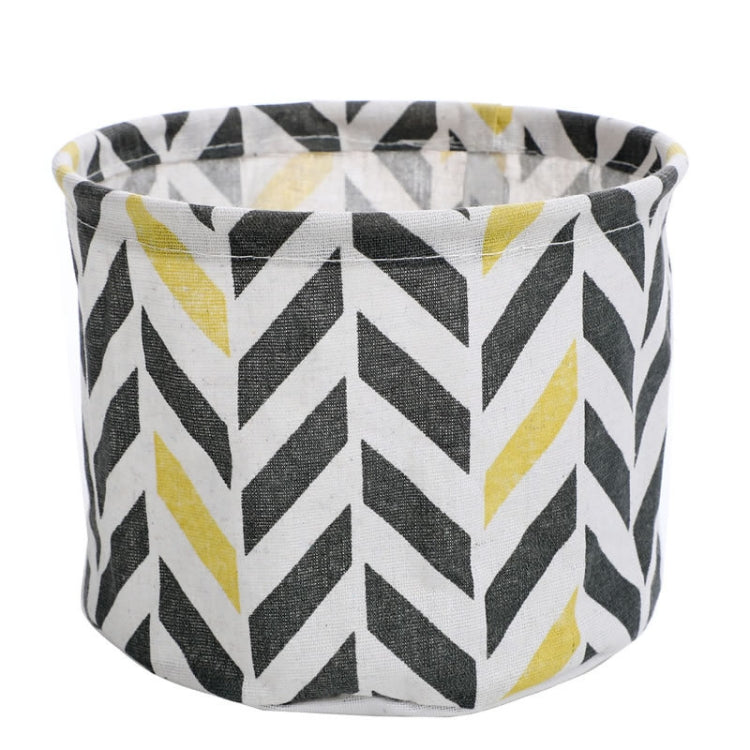 Fabric Storage Basket Desktop Organizer Basket, Style: