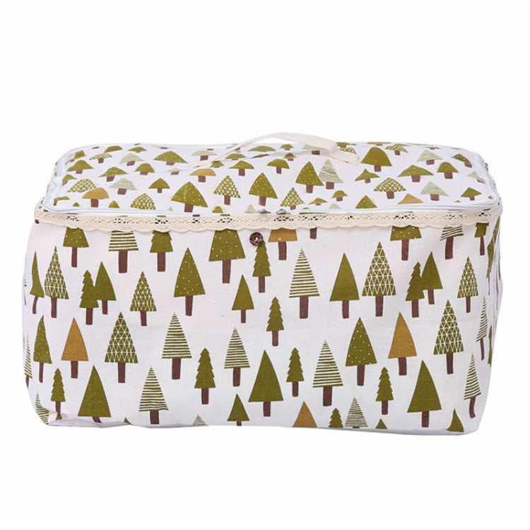 Clothes Organizer Moving Bag Canvas Zipper Quilt Storage Bag