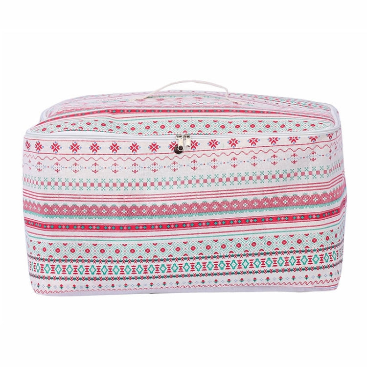 Clothes Organizer Moving Bag Canvas Zipper Quilt Storage Bag