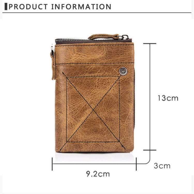 BUFF CAPTAIN 013 RFID Anti-theft Detachable Retro Leather Wallet with Multiple Dard Dlots