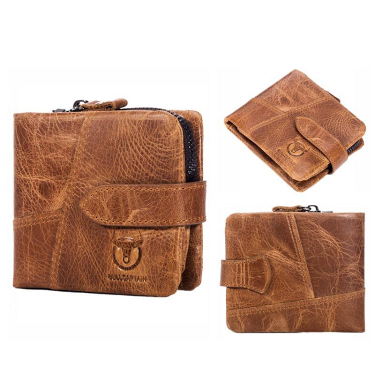 BUFF CAPTAIN 01 Multifunctional Detachable Vintage Leather Buckle Horizontal Wallet