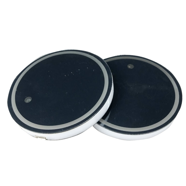 Colorful LED Luminous Coaster for Car Cup Holders - Smart Vibration and Light Sensor Atmosphere Lamp