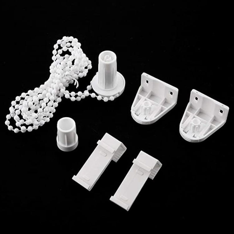 2 Sets 17mm Shutter Curtain Control Head With 2m Pull Beads Chain Set