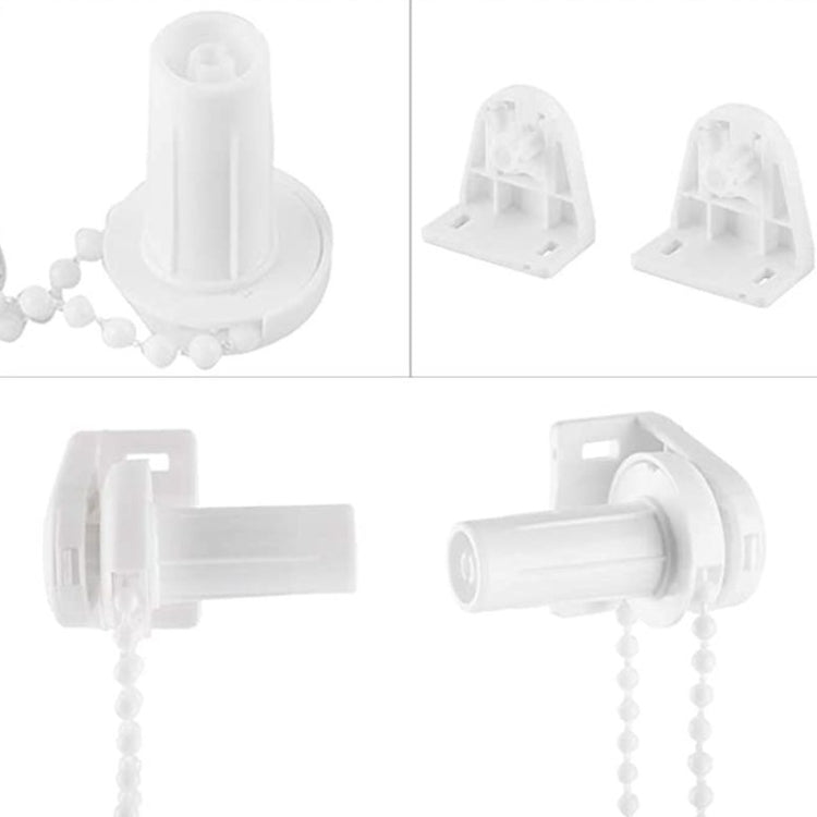 2 Sets 17mm Shutter Curtain Control Head With 2m Pull Beads Chain Set