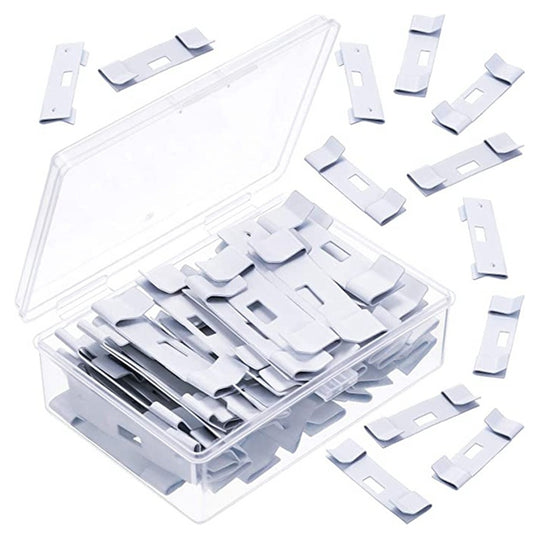 12-Piece Metal Clip Set for Venetian Blinds - Curtain Repair Accessories