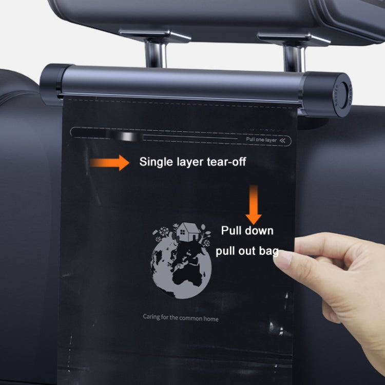 Car Seat Waste Bag Dispenser - Compact and Stylish Organiser for On-the-Go Cleanliness