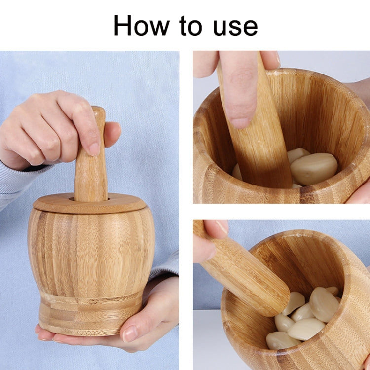 Kitchen Bamboo Garlic Pounder Food Stirrer