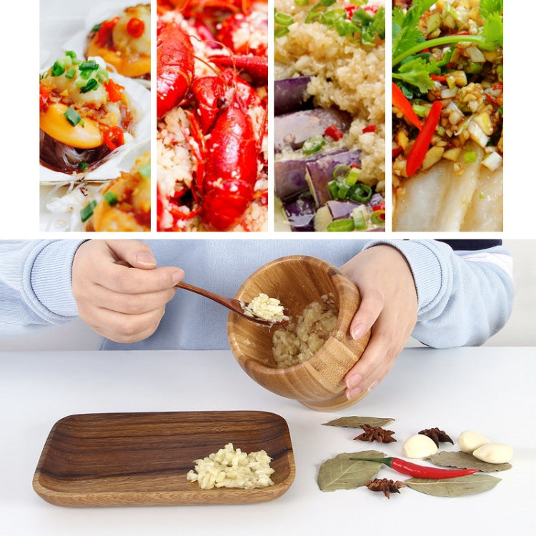 Kitchen Bamboo Garlic Pounder Food Stirrer
