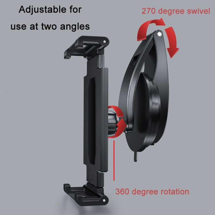 Versatile Suction Cup Car Phone Holder with Adjustable Angles and Scratch Protection