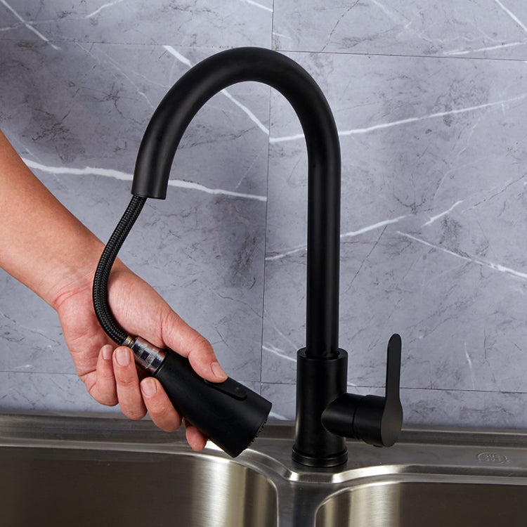 Kitchen Pull-out Faucet Stainless Steel Sink Telescopic Universal Faucet,Spec: