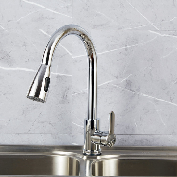 Kitchen Pull-out Faucet Stainless Steel Sink Telescopic Universal Faucet,Spec: