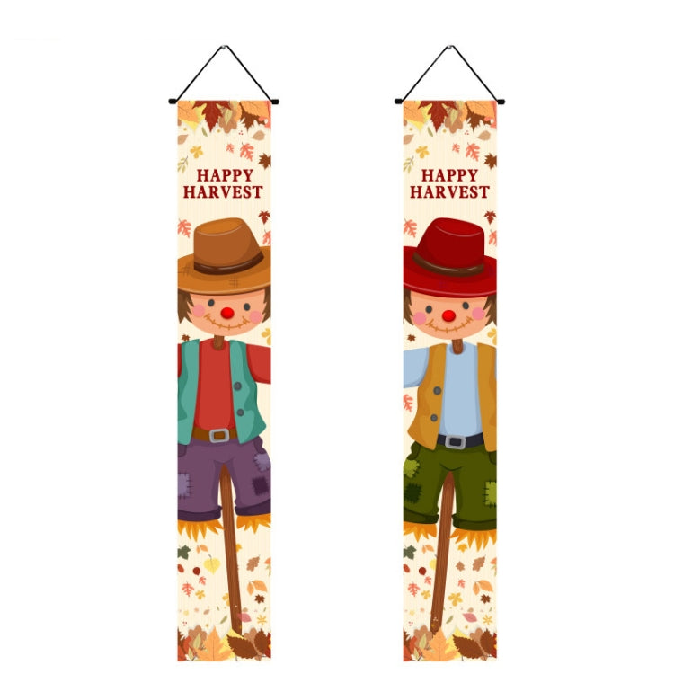 Thanksgiving Day Couplet Decoration Porch Hanging Flag