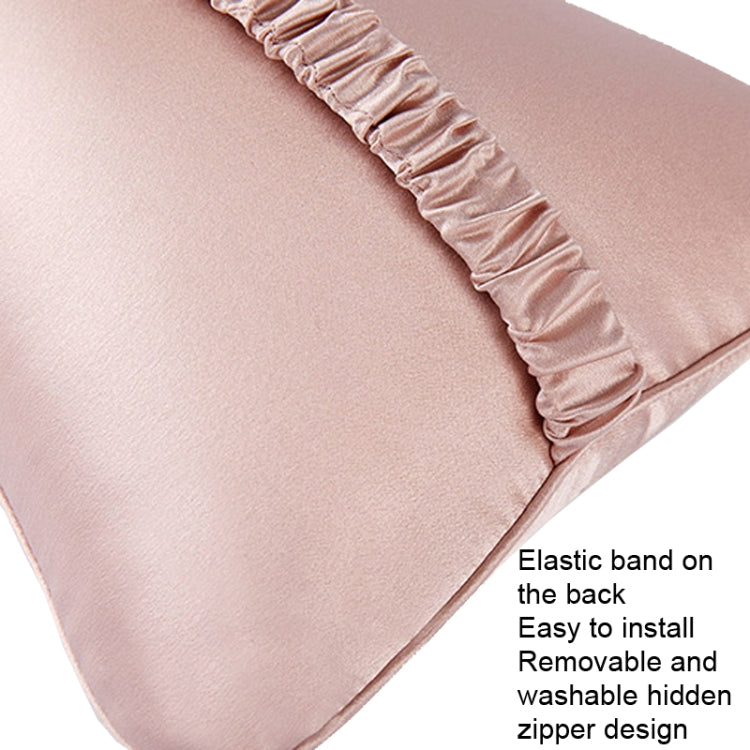 Luxurious Silk Car Neck Pillow with Memory Foam Lumbar Support