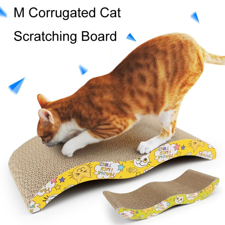 M Corrugated Cat Scratching Board Fun Cat Sharpening Board
