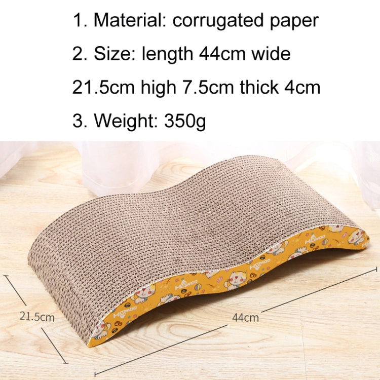 M Corrugated Cat Scratching Board Fun Cat Sharpening Board
